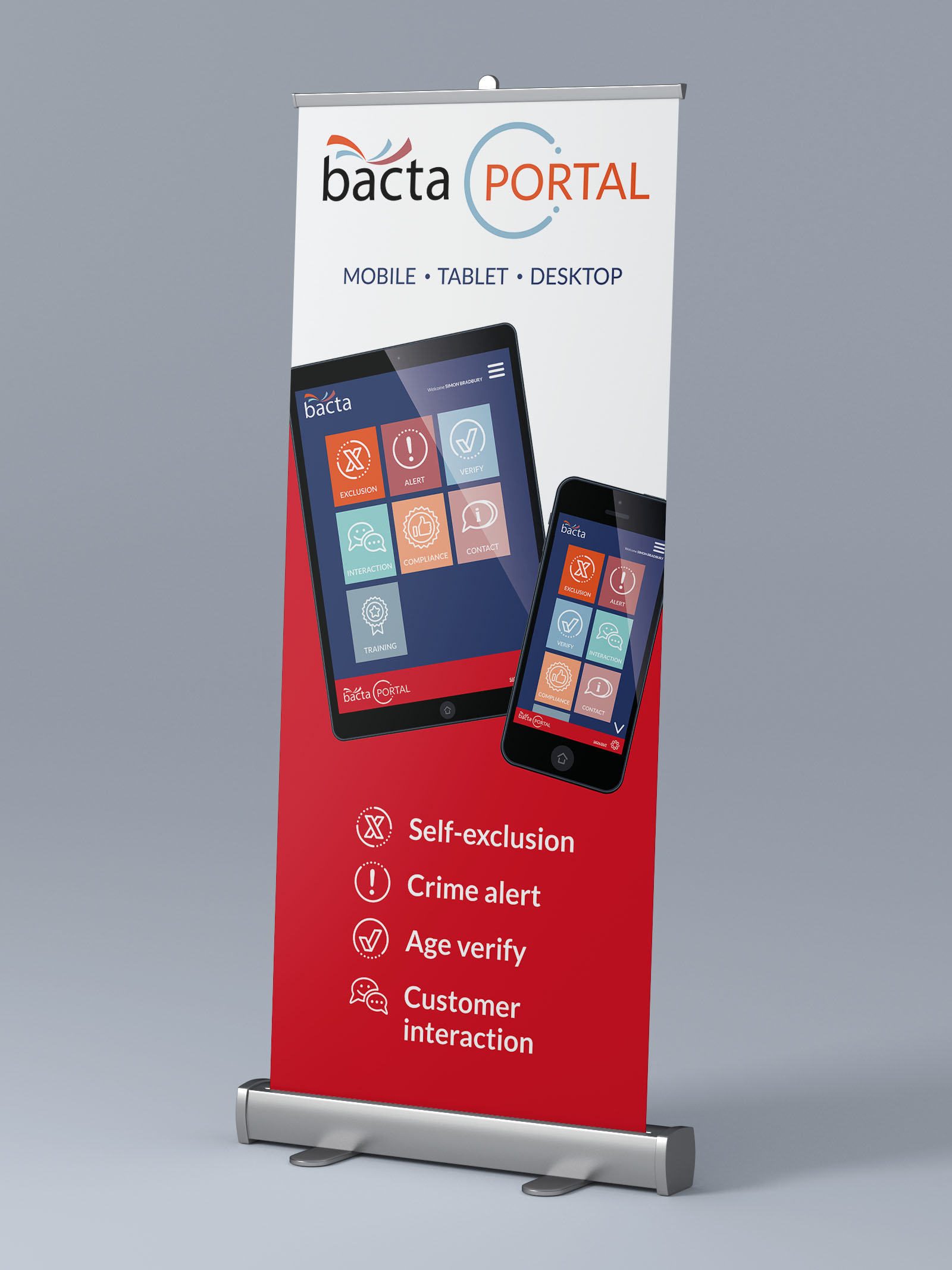 Bacta pullup banner