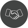 EMPLOYER BRANDING Shaking hands signifying employer branding