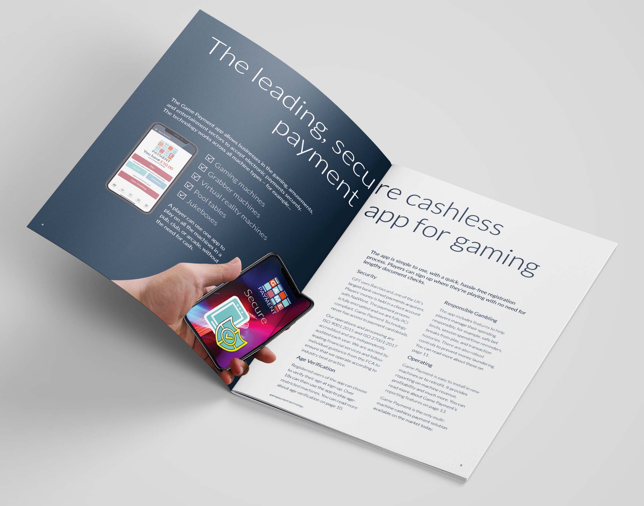 Game Payment Technology brochure