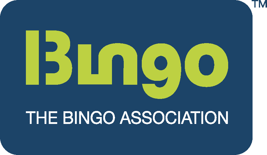 BJ's Bingo logo, bokkeh